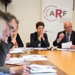 Alain Rousset, président de l'ARF, et Pascale Gérard, vice-présidente, le 5 mai © Hugues-Marie Duclos - ARF