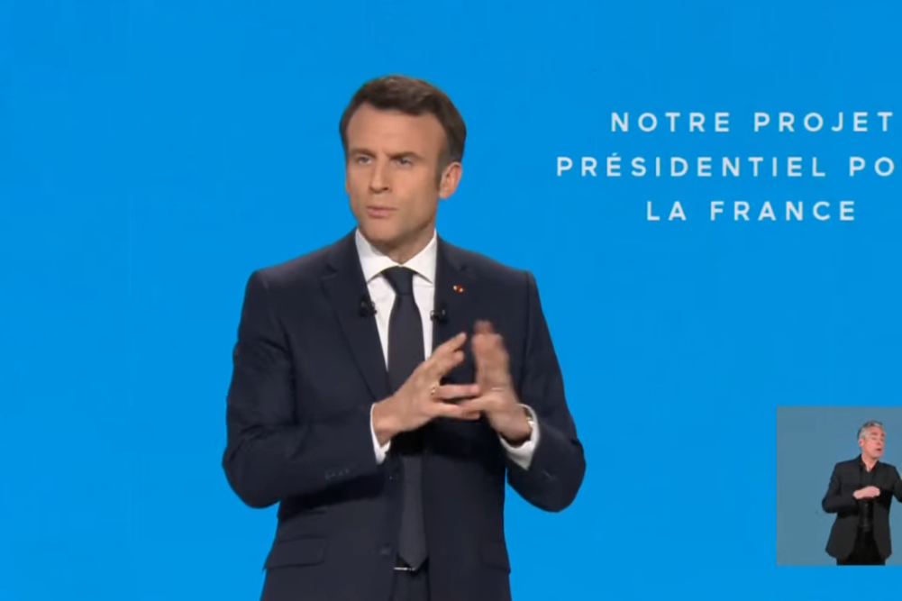 Emmanuel Macron - présentation de son programme, 17 mars 2022.