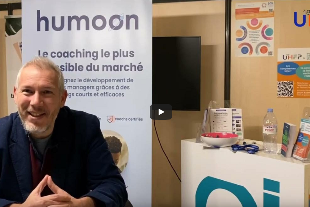 Copie d'écran Julien Dufourcq, président Humoon (UHFP 2023, Cannes)