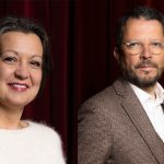 Natalia Jourdin, vice-présidente, et David Cluzeau, président d'Uniformation.