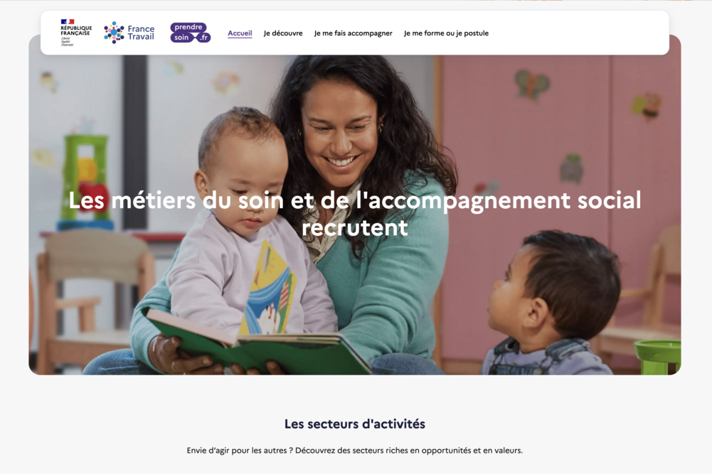 La plateforme Pendresoin.fr