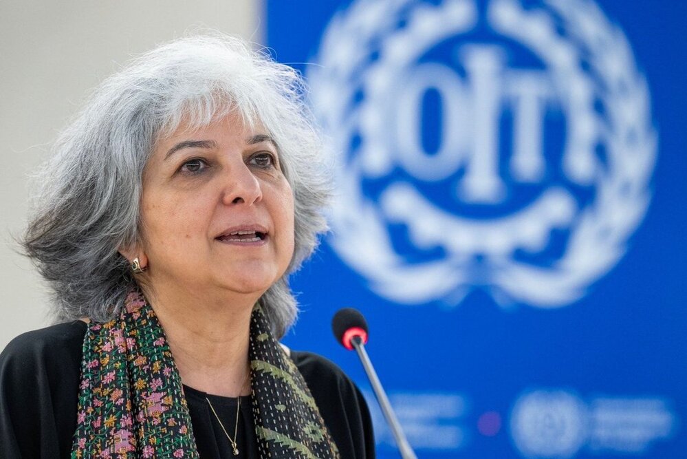 Anousheh Karvar, présidente de l’OIT.