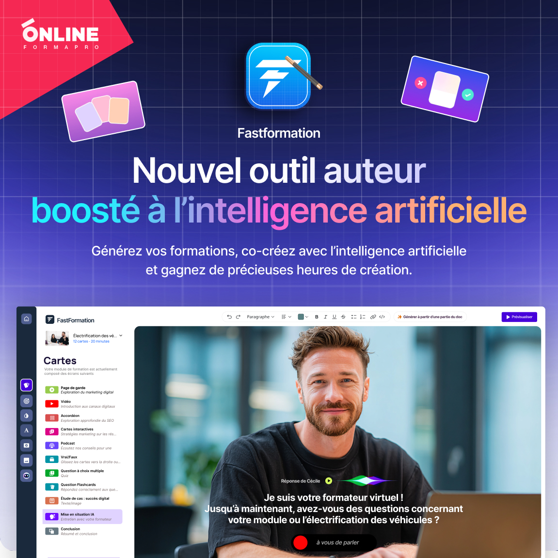 Fastformation - outil auteur IA