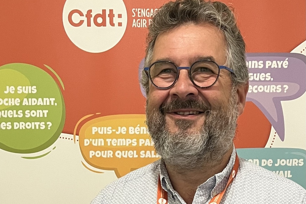 Hugues Bouchez, coordinateur syndical national CFDT d'Axa.
