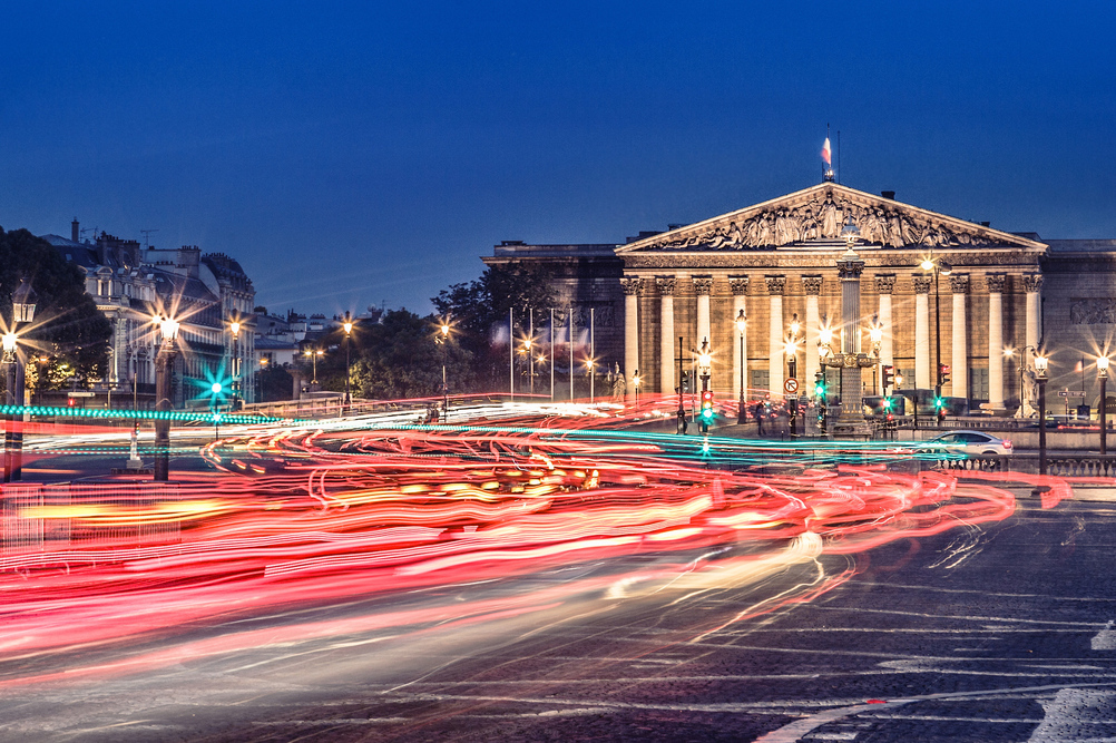 Le Palais Bourbon, siège de l'Assemblée nationale.
