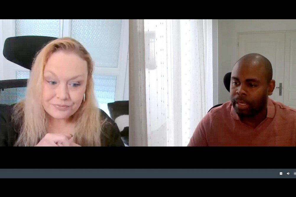 Nathalie Le Ster, responsable de l’innovation et de l’adaptation des référentiels chez CFS+ et Rony Germon, fondateur du cabinet Futur Possible.