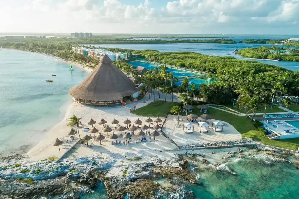 Un village Club Med à Cancún, Mexique.