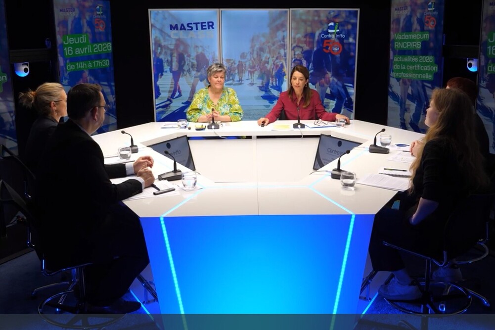 Lors d’une master class, le 16 avril 2026, les experts de Centre Inffo, avec la participation de quatre cabinets de conseil spécialisés, décryptent les évolutions du Vademecum de France compétences pour l’enregistrement des certifications professionnelles aux répertoires nationaux.