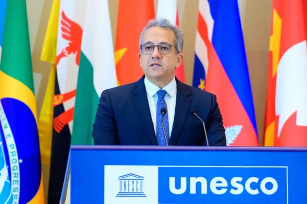 Khaled El-Enany, directeur général de l'Unesco.
