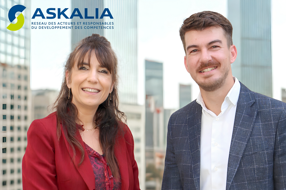 Béatrice Quertain, présidente, et Romain Laghetti, vice-président d'Askalia.
