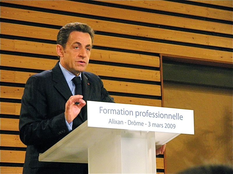 Nicolas Sarkozy à Alixan