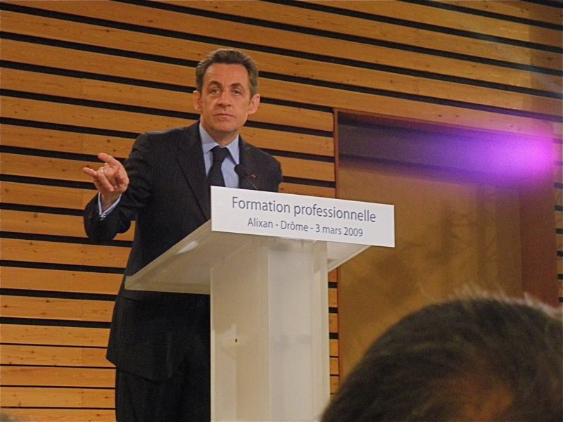 Nicolas Sarkozy à Alixan