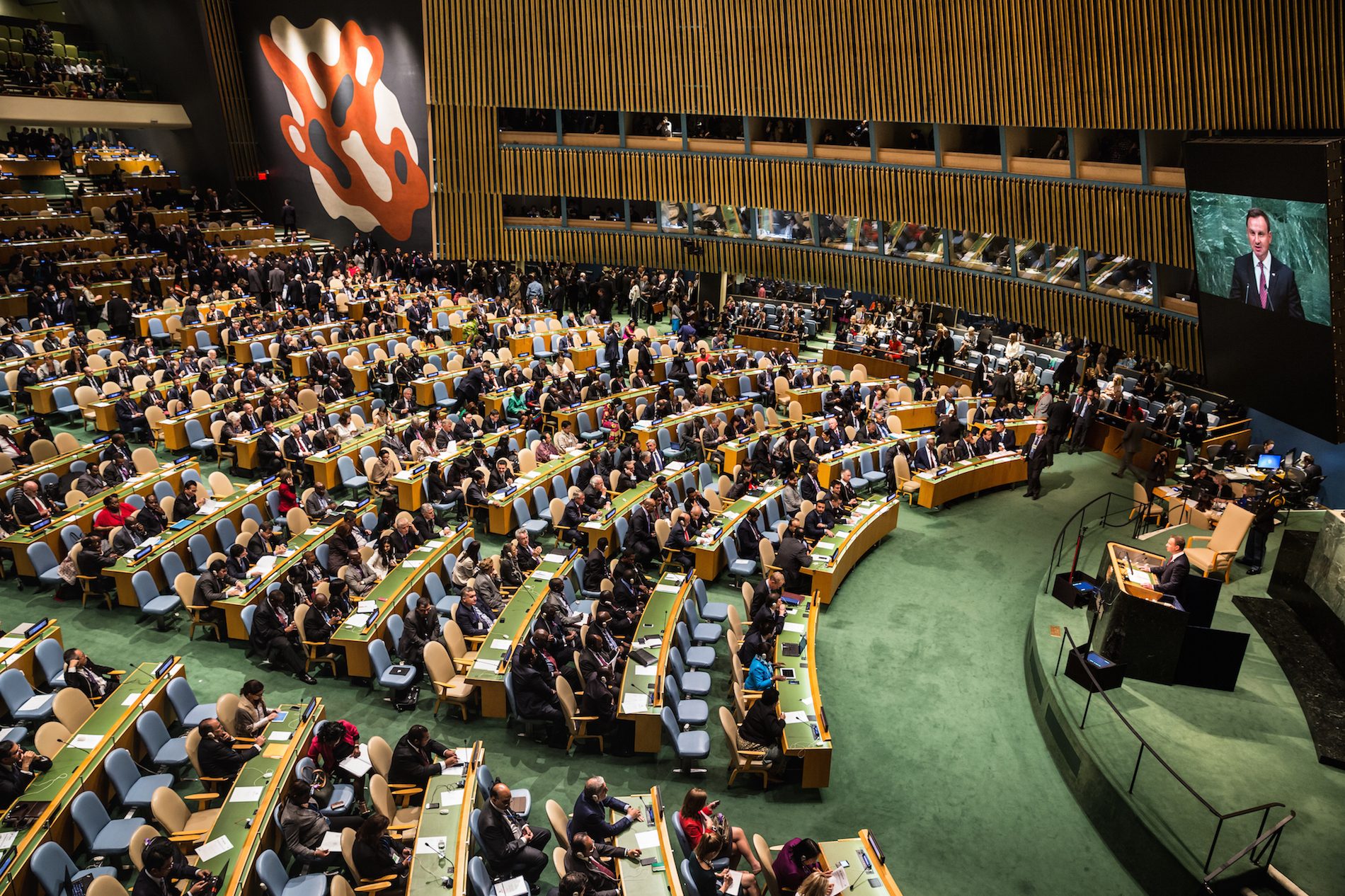 Assemblée générale des Nations unies, le 28 septembre 2015. © Drop of Light