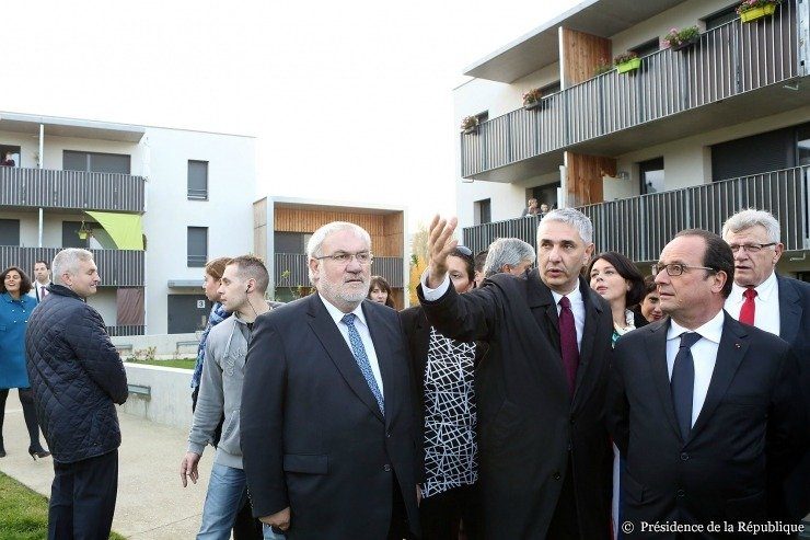 François Hollande à Montigny-lès-Metz.
