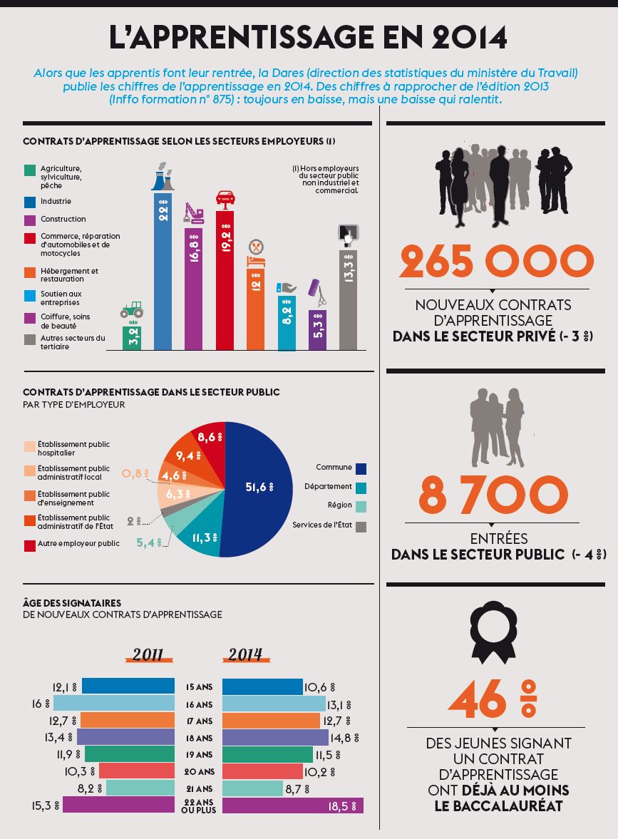 L'apprentissage en 2014