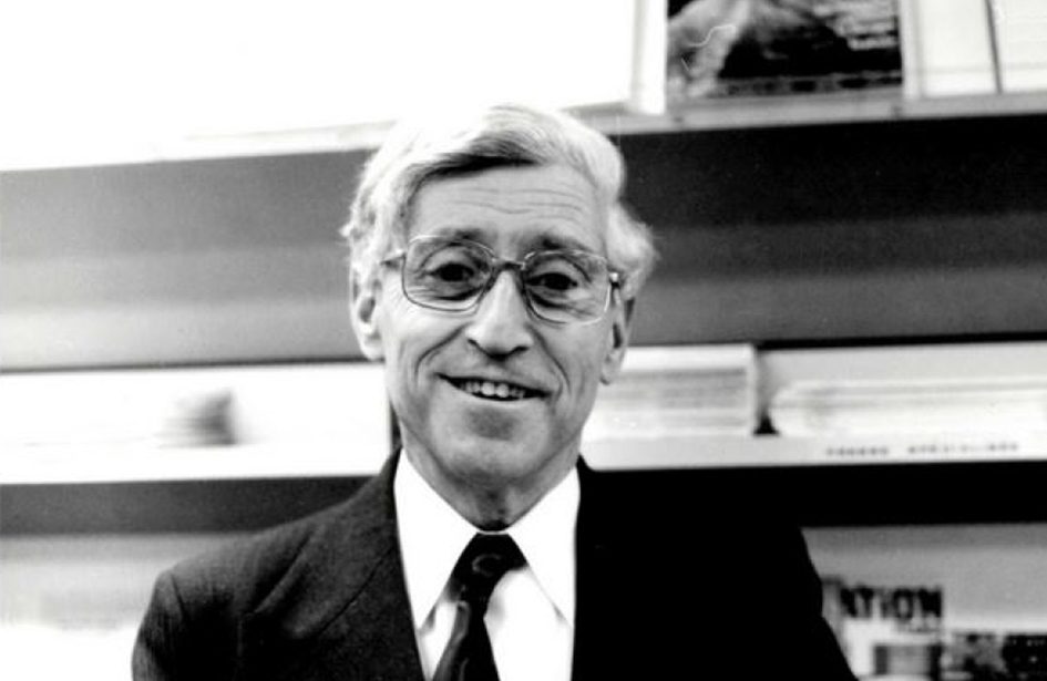 Bertrand Schwartz dans les années 1980, photo non datée.