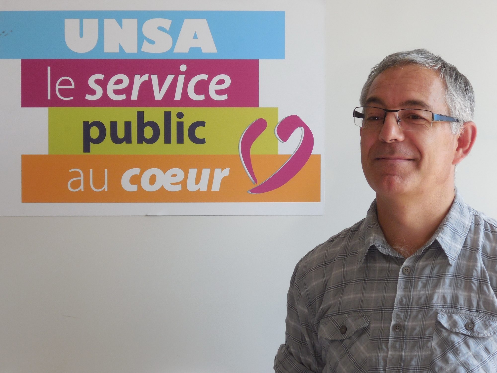 Luc Farré, secrétaire général de l’Unsa Fonction publique.