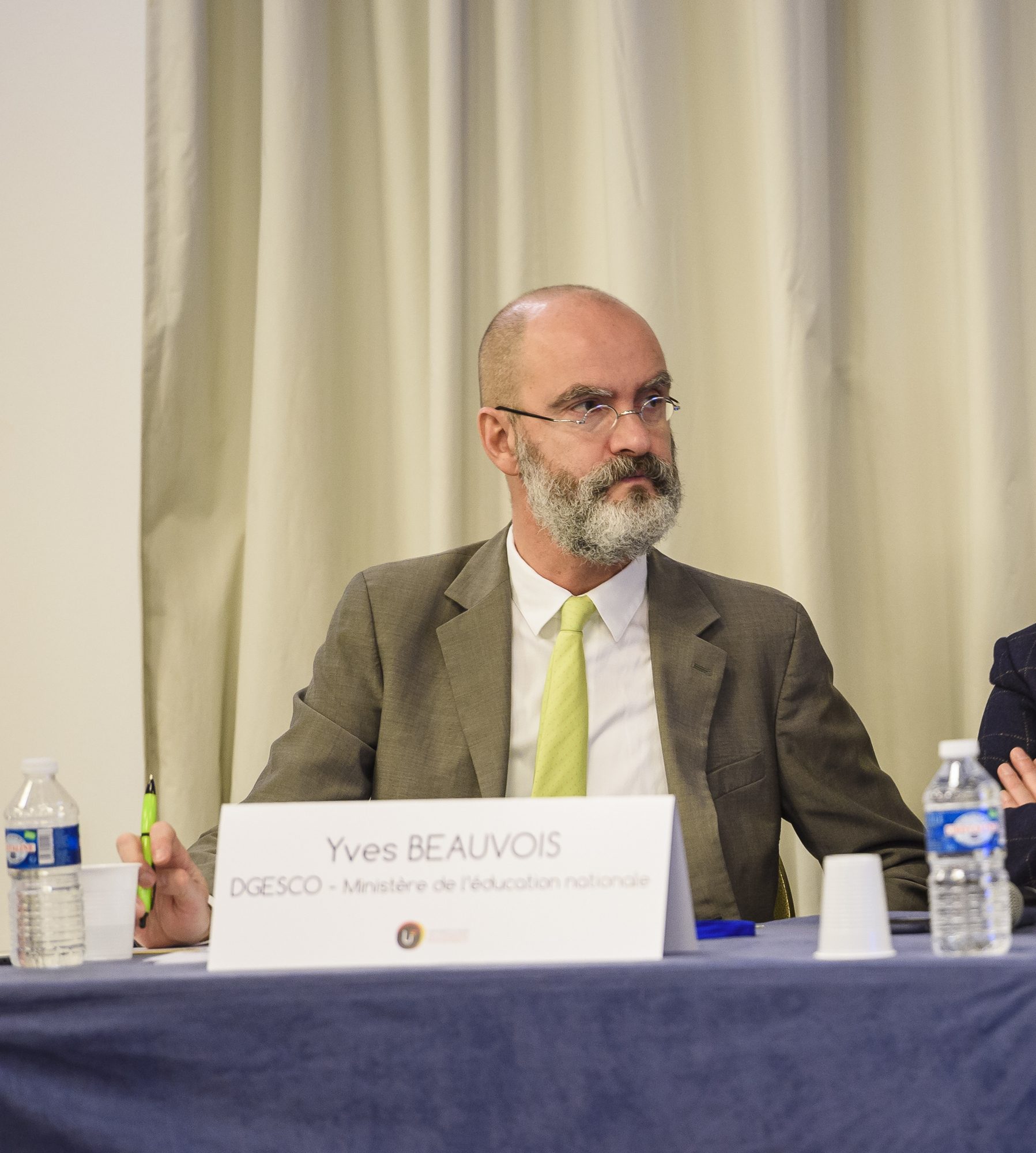 Yves Beauvois, chef du bureau de la formation professionnelle continue à la Direction générale de l'enseignement scolaire (DGesco).