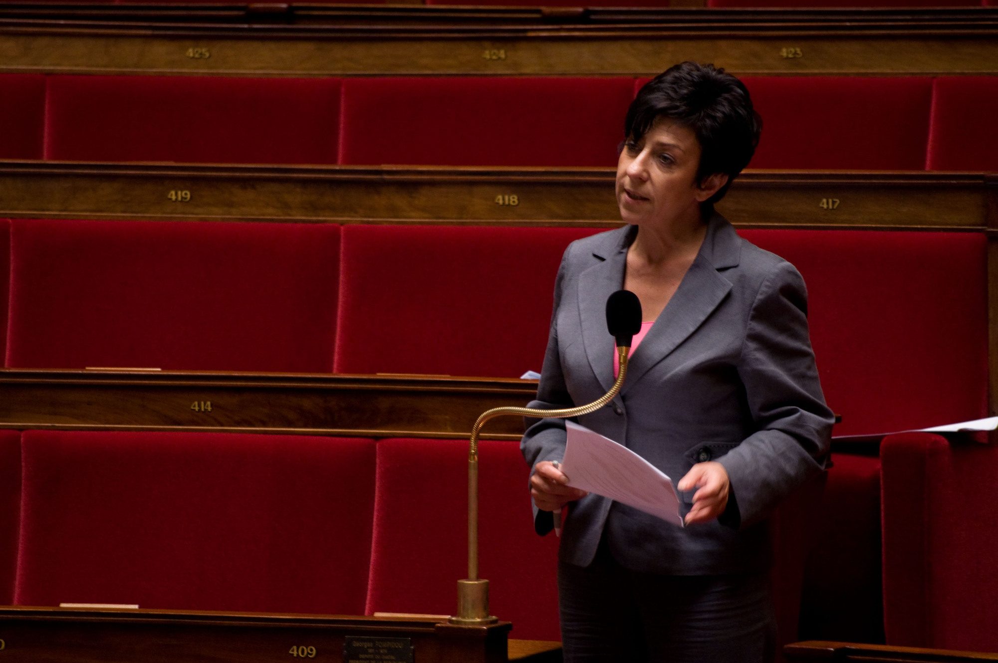 Catherine Lemorton, présidente de la Commission des affaires sociales de l'Assemblée nationale.