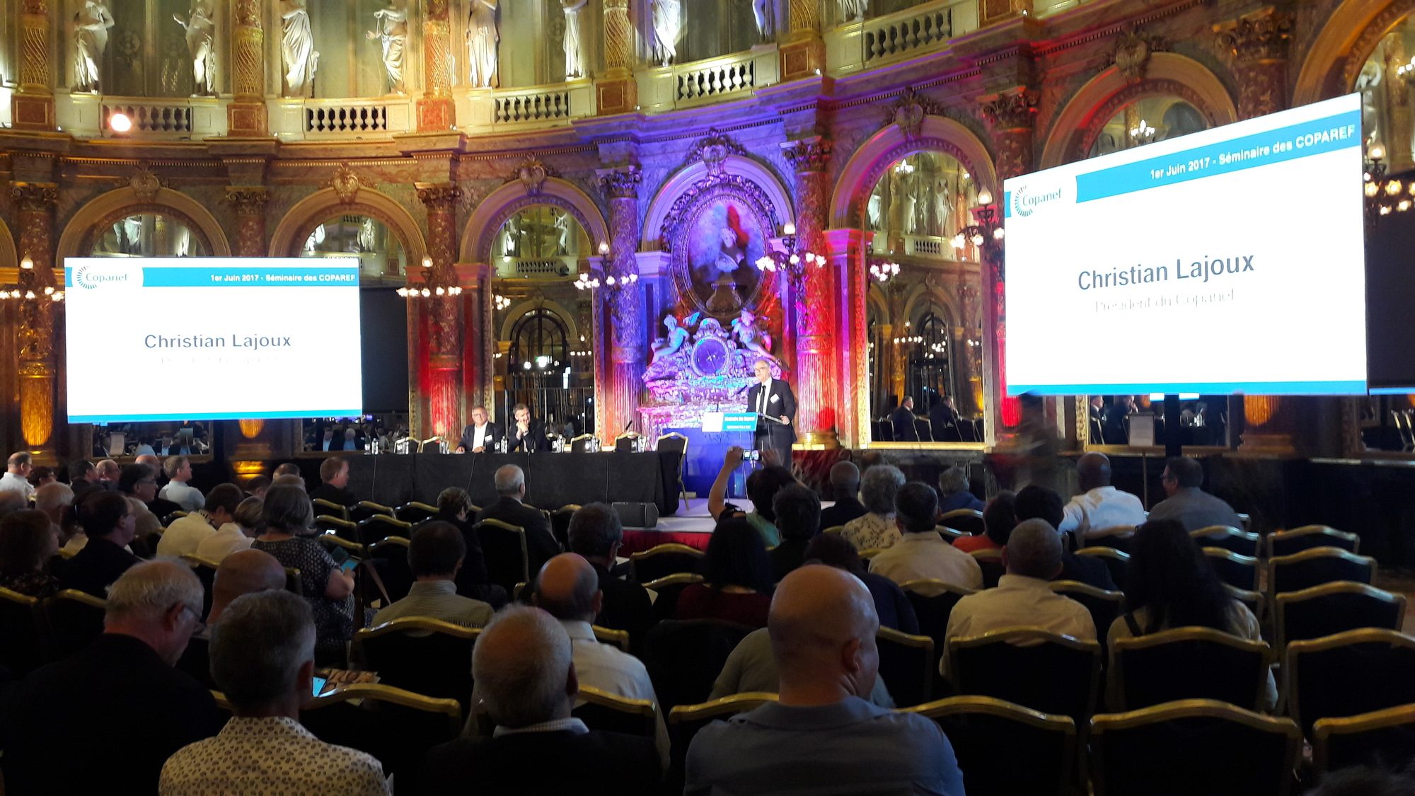 Les Comités paritaires interprofessionnels régionaux pour l’emploi et la formation (Coparef) en séminaire commun à Paris, le 1er juin 2017.