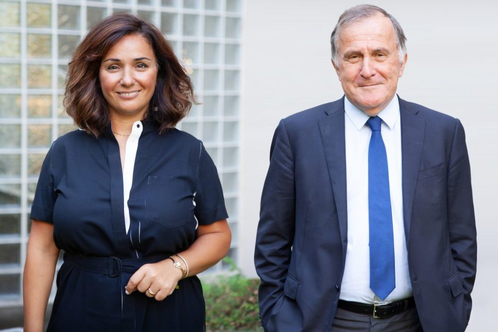 Estelle Sauvat, directrice générale du Groupe Alpha, et Pierre Ferracci, président du Groupe Alpha. - copyright G.de Coligny