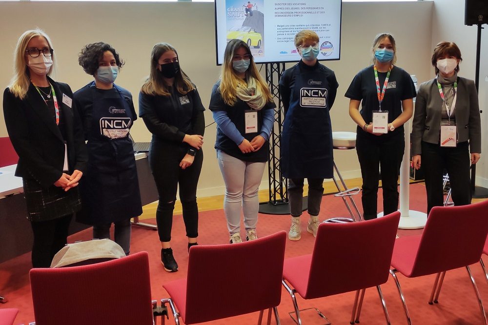 Photos de 7 femmes téoignant pour la mixité dans e secteur des services de l'automobile et de la mobilité (14 janvier 2022, Worldskills, Lyon)