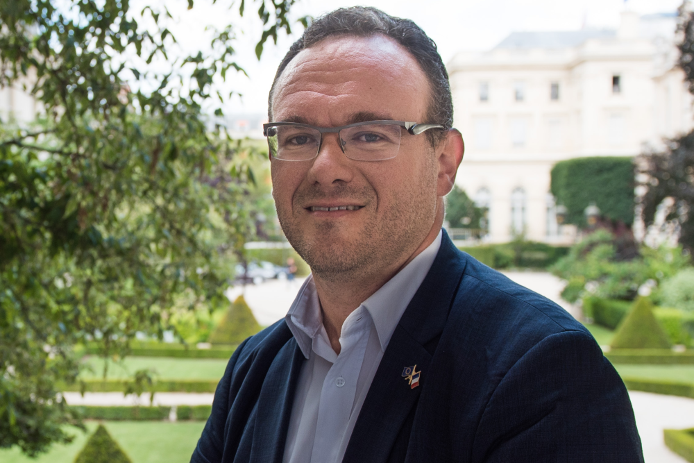 Damien Abad, président du groupe LR à l’Assemblée nationale.