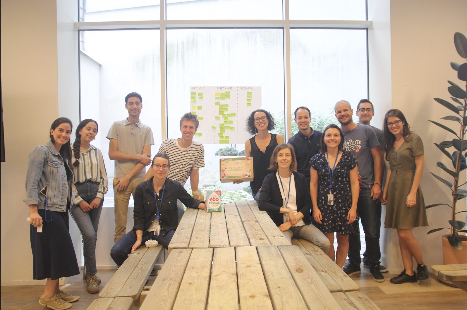 Photo d'un Atelier Ecofrugal, l'une des start-up de l'espace innovation Centre Inffo, chez BlaBlaCar