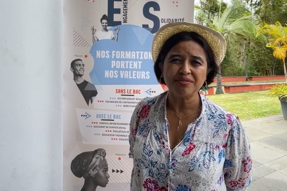 Nathalie Gautron, directrice générale de l’IRTS Réunion.