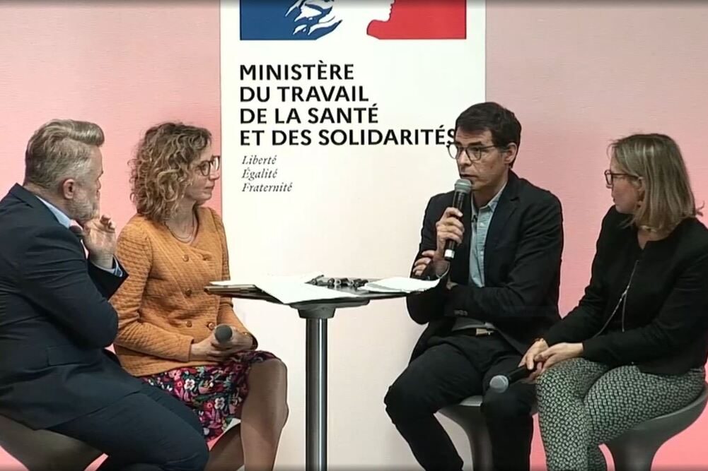 Lors du webinaire organisé le 21 mai 2024 par le ministère du Travail, sur le thème "Handicap et apprentissage".
