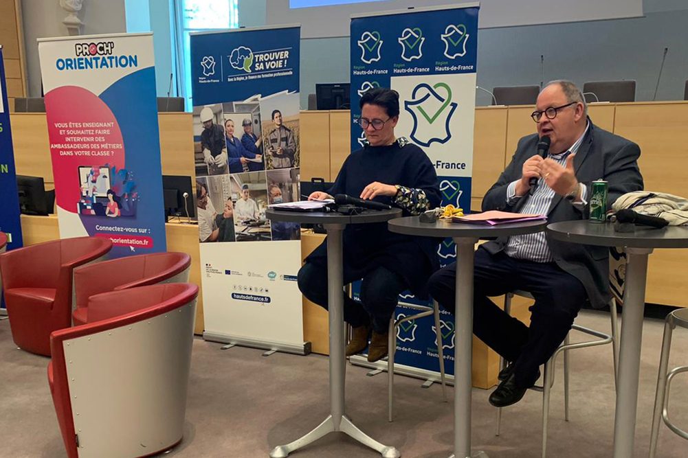 Le 23 avril 2024, la Région Hauts-de-France réunit les acteurs de l'orientation-formation pour mettre en place la nouvelle feuille de route (2023-2028) et développer la stratégie régionale d’orientation, d’information et d’accompagnement tout au long de la vie.