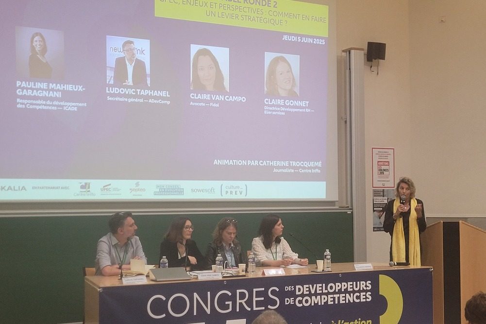 Table ronde 2, lors du congrès des développeurs de compétence organisé par Askalia jeudi 5 juin 2025.