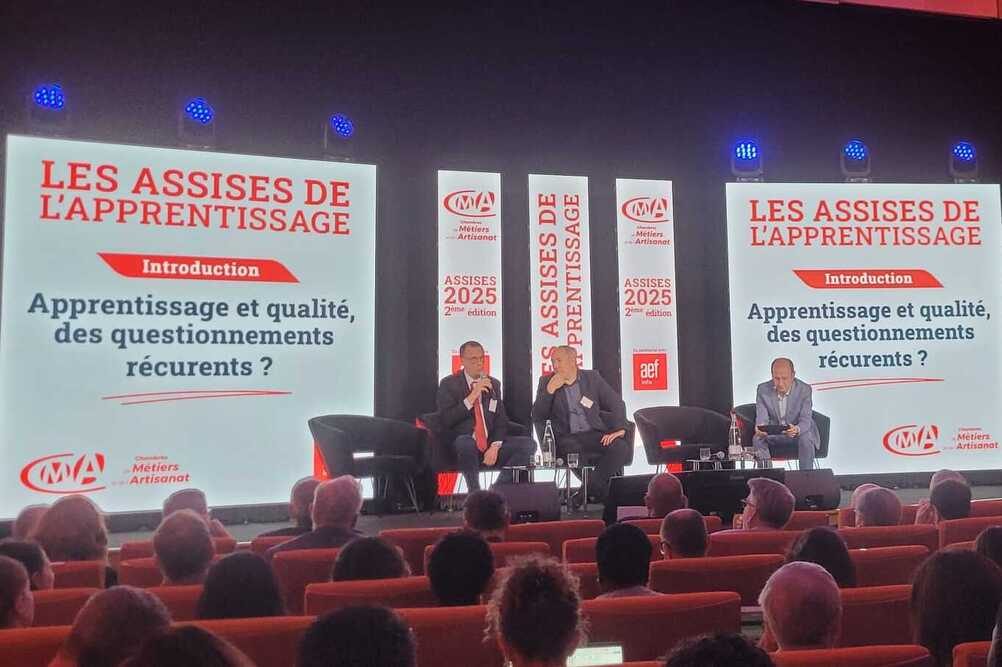 Les Assises de l’apprentissage organisées par CMA France le 9 octobre 2025.